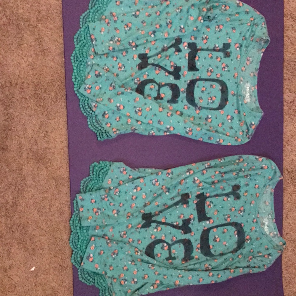 Two kids Long sleeve shirt ($12 for both, $6each)